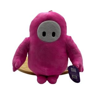 2023 Mediatonic Fall Guys Pink Beans Gamer Plush Doll Figure‎ Stuffed Toy